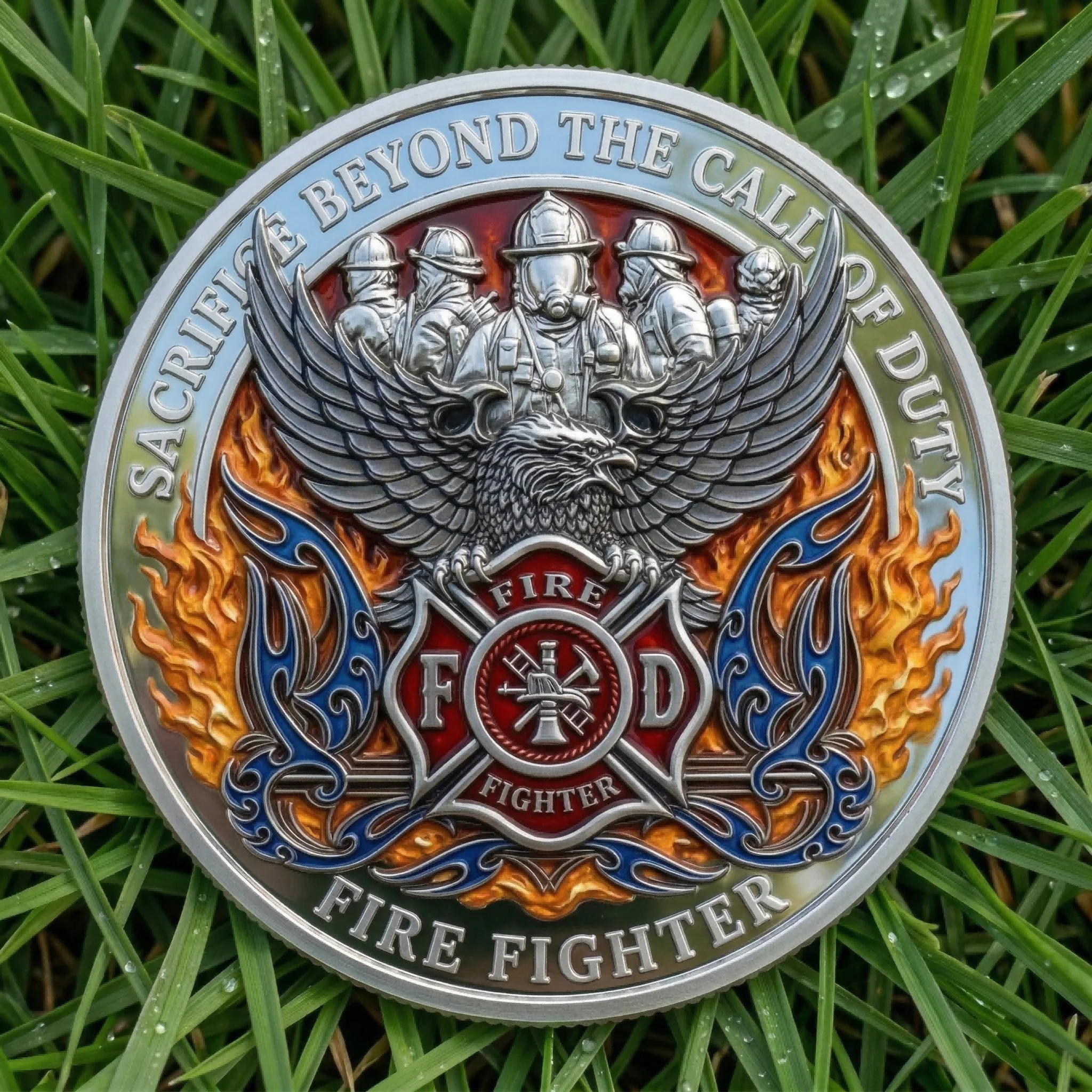 ⚡️Last Day 60% OFF - Firefighter Honor Tribute Commemorative Coin 🚒🔥🪙 - Image 3