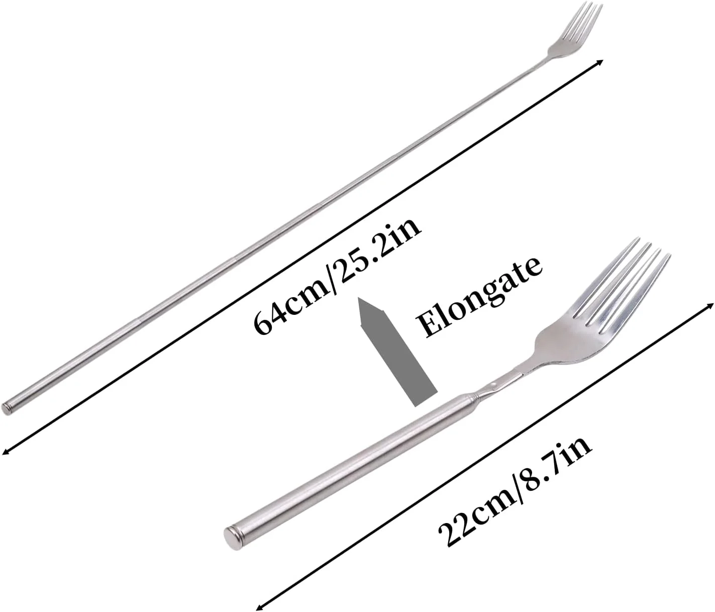 🎉Stainless steel telescopic fork - Image 2