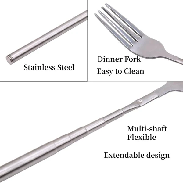 🎉Stainless steel telescopic fork - Image 3