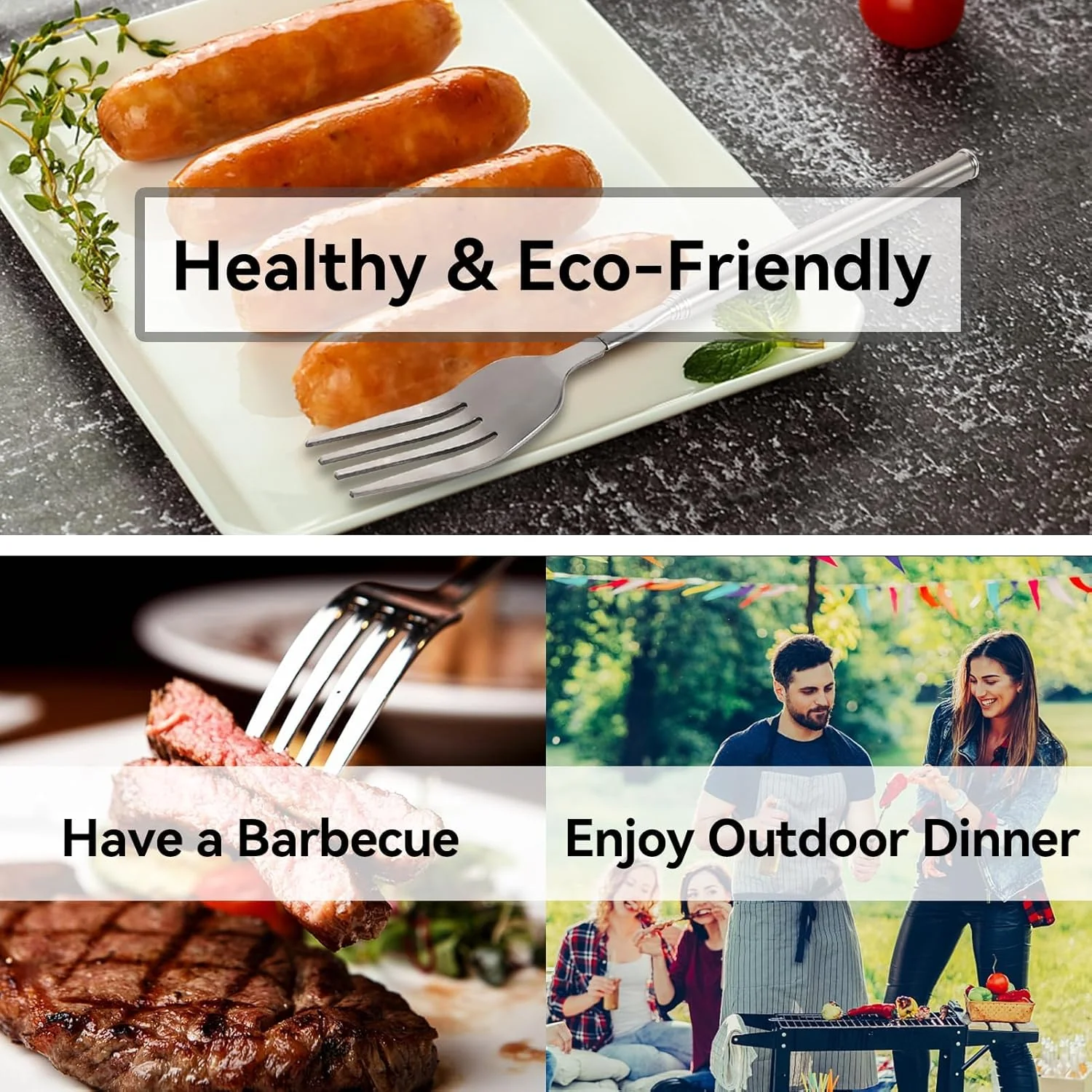 🎉Stainless steel telescopic fork - Image 6