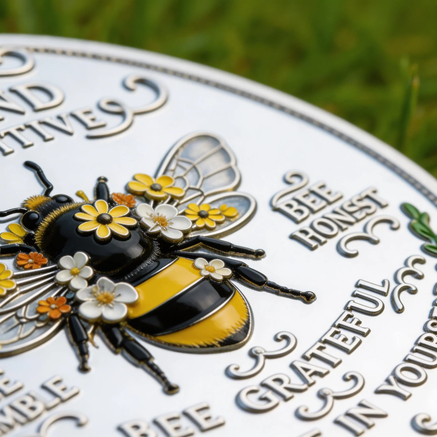 🏆NEW YEAR 60% OFF - Bee Kind Positivity Commemorative Coin 🐝🪙🌼 - Image 3