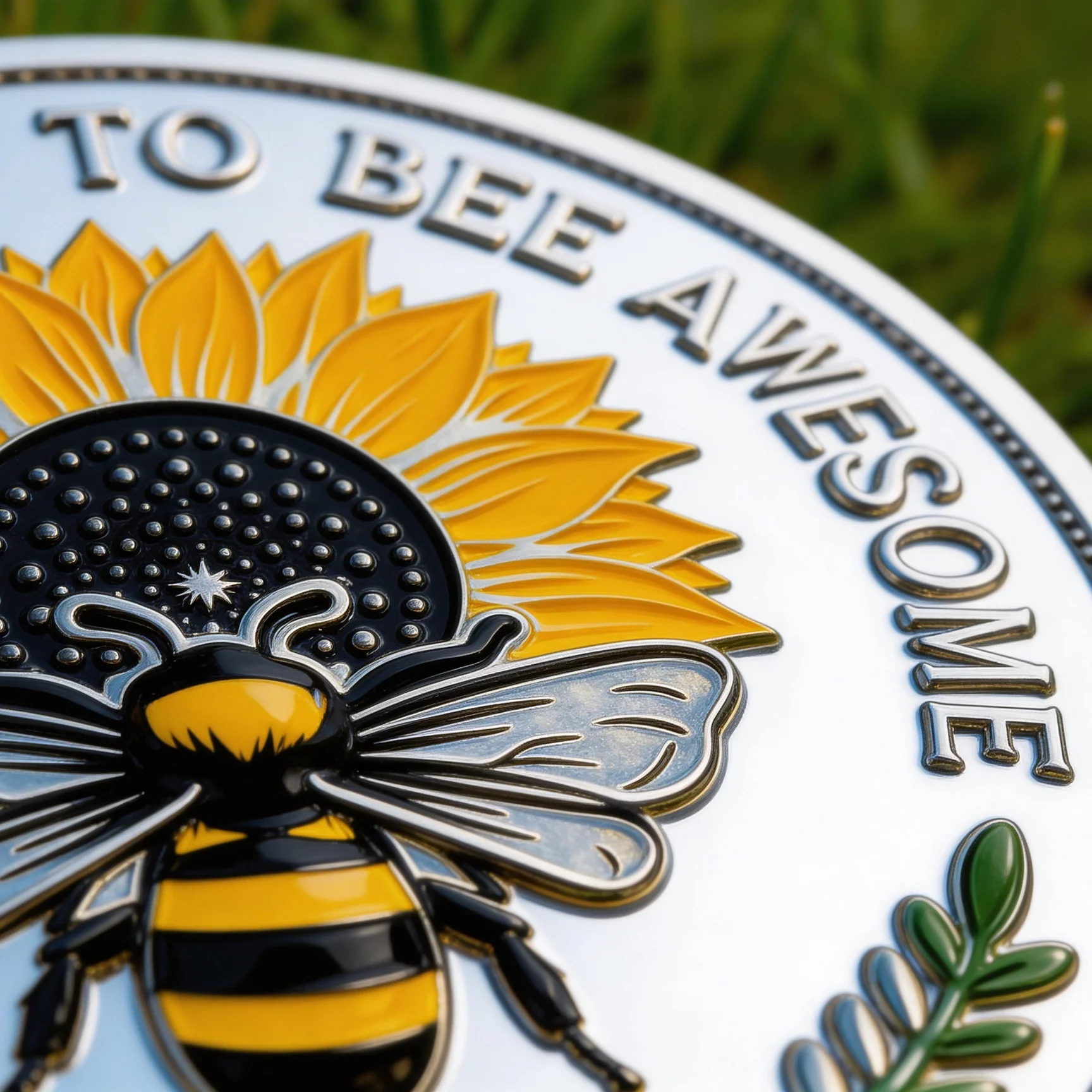🏆NEW YEAR 60% OFF - Bee Kind Positivity Commemorative Coin 🐝🪙🌼 - Image 4