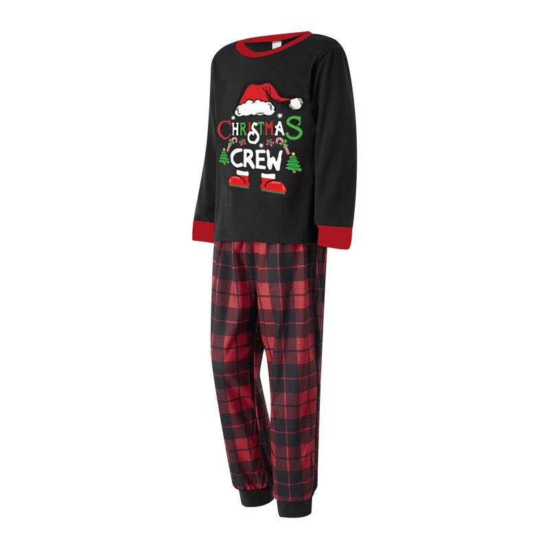 Christmas Crew Print Matching Family Pajamas-Dog Pajamas Included - Image 3