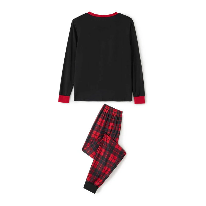 Christmas Crew Print Matching Family Pajamas-Dog Pajamas Included - Image 5