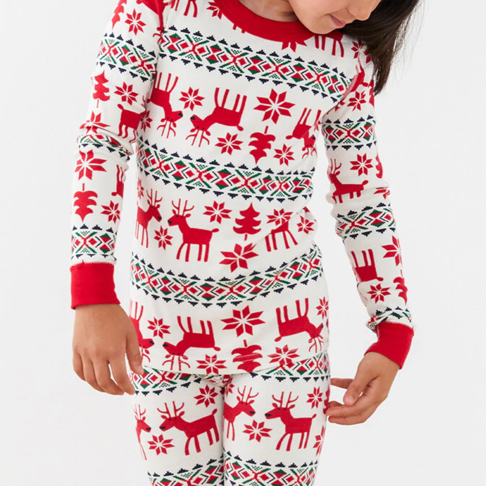 Christmas Deer Matching Family Christmas Pajamas-Dog Pajamas Included - Image 5