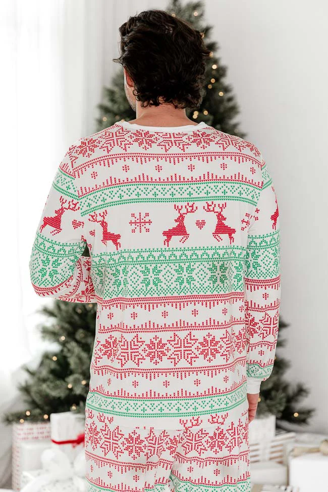 Christmas deer Snowflake Matching Family Christmas Pajamas-Dog Pajamas Included - Image 16