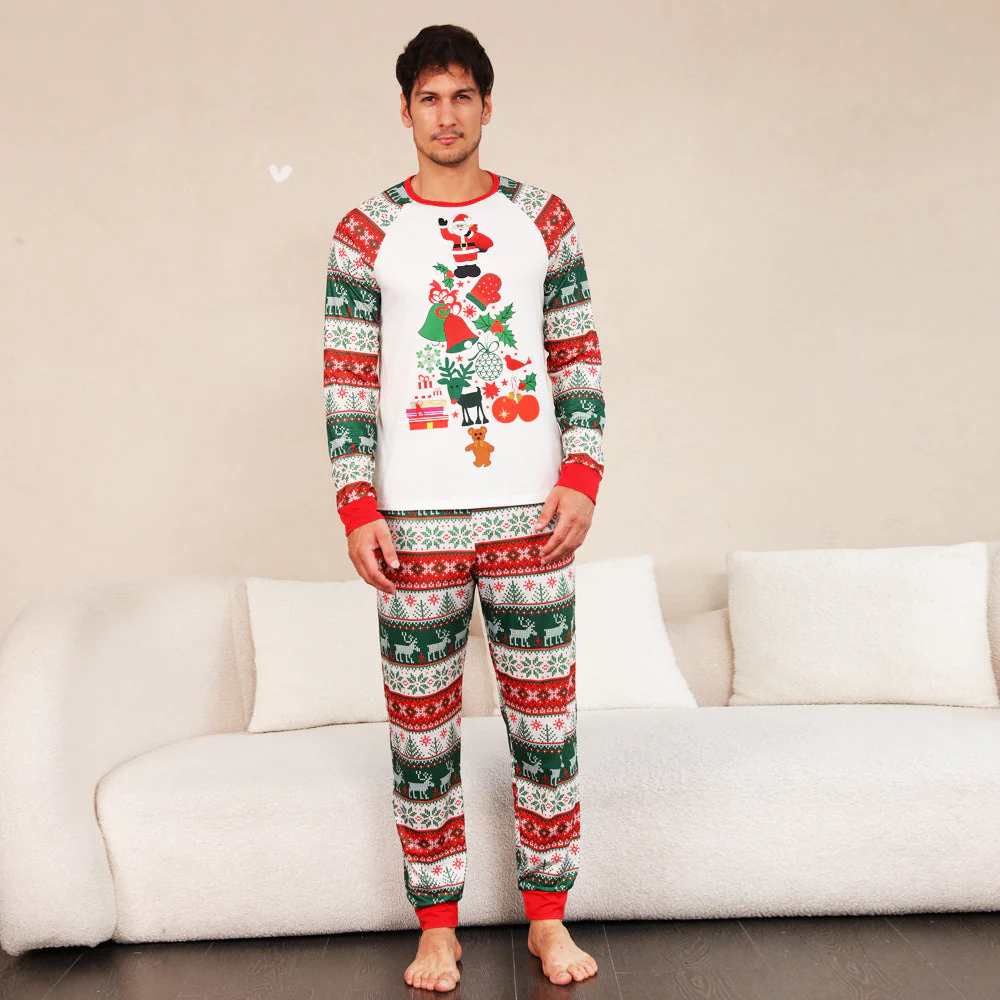 Christmas Elements Matching Family Pajamas (Dog Pajamas Included) - Image 5