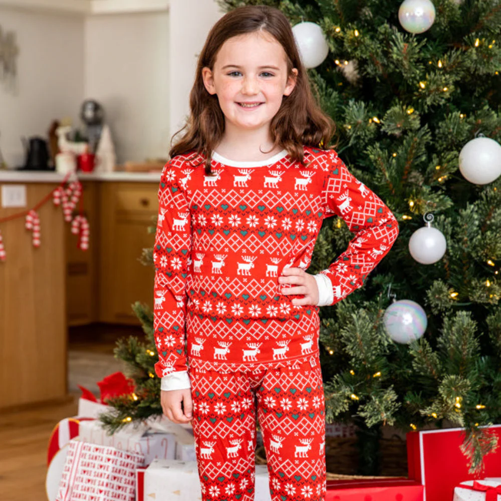 Christmas Elk Matching Family Christmas Pajamas - Image 5