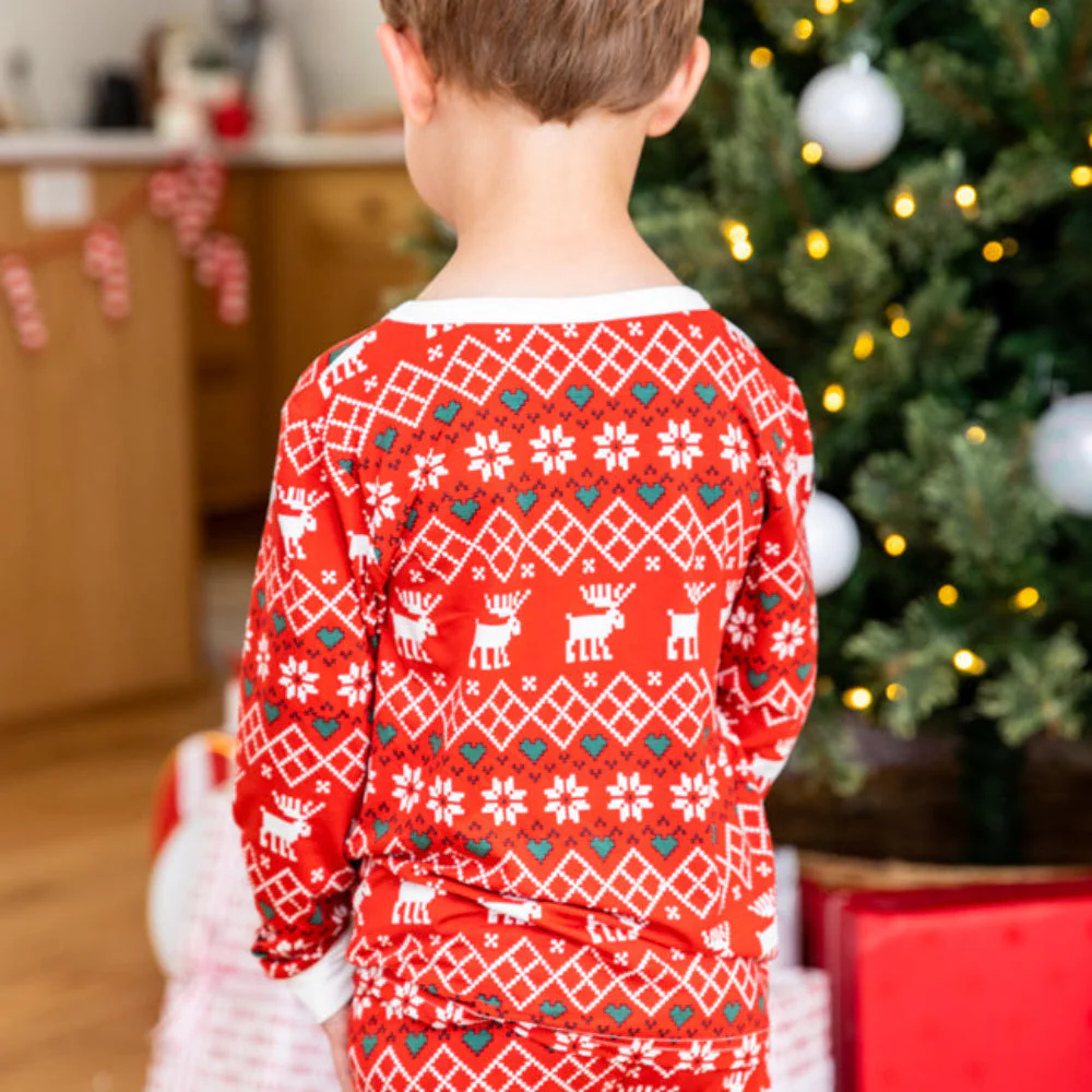 Christmas Elk Matching Family Christmas Pajamas - Image 9