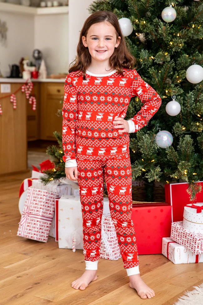 Christmas Elk Matching Family Christmas Pajamas - Image 5