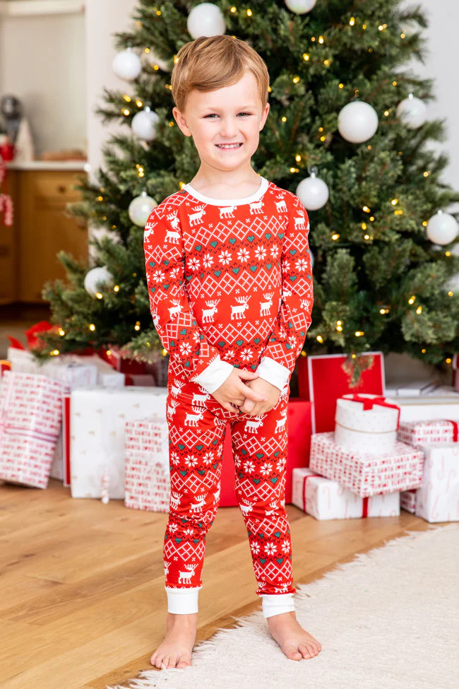 Christmas Elk Matching Family Christmas Pajamas - Image 6