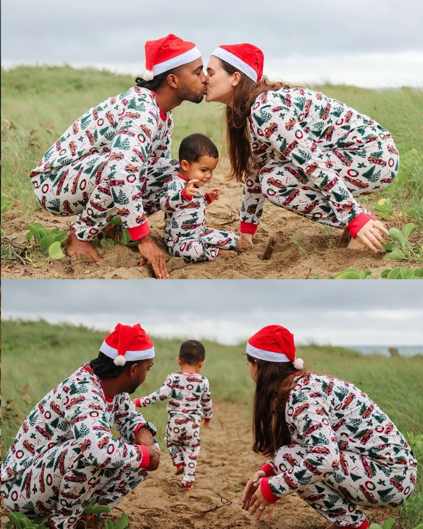 Christmas Tree Truck Matching Family Christmas Pajamas - Image 3