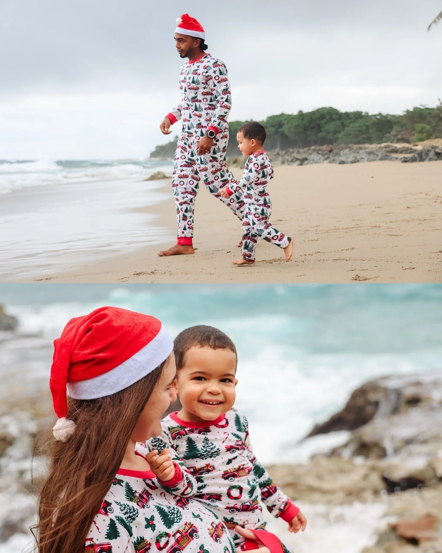 Christmas Tree Truck Matching Family Christmas Pajamas - Image 4