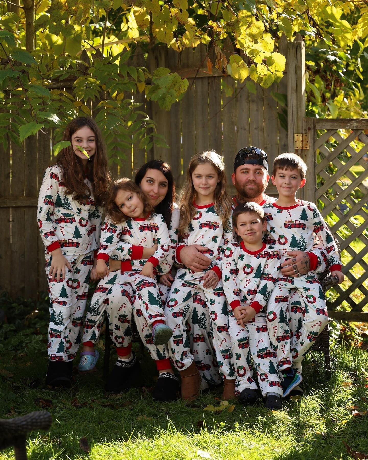 Christmas Tree Truck Matching Family Christmas Pajamas - Image 5