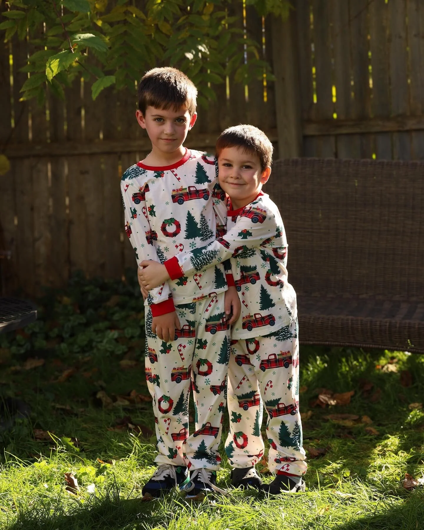 Christmas Tree Truck Matching Family Christmas Pajamas - Image 9