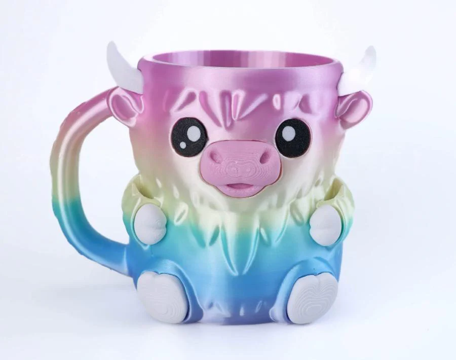 Highland Cow Ice Cream Mug Holder - Image 6