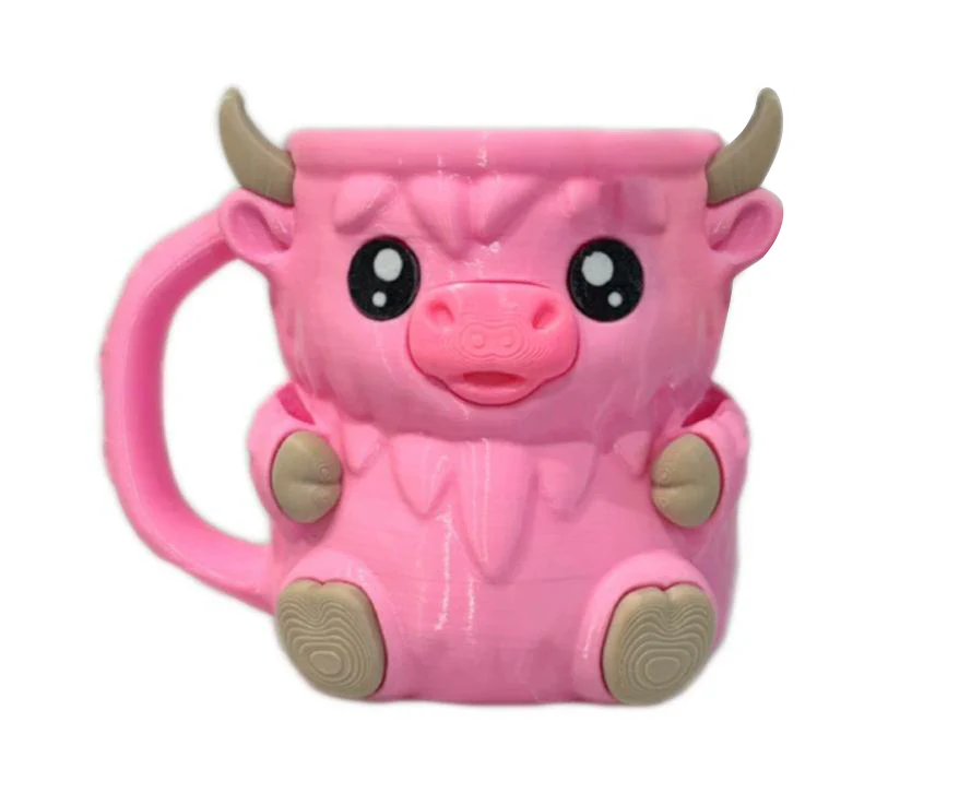 Highland Cow Ice Cream Mug Holder - Image 7
