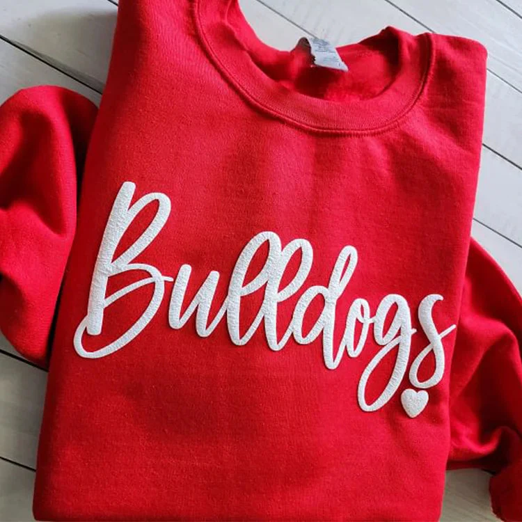 Custom 3D Puff Embroidery Sweatshirt - Image 5