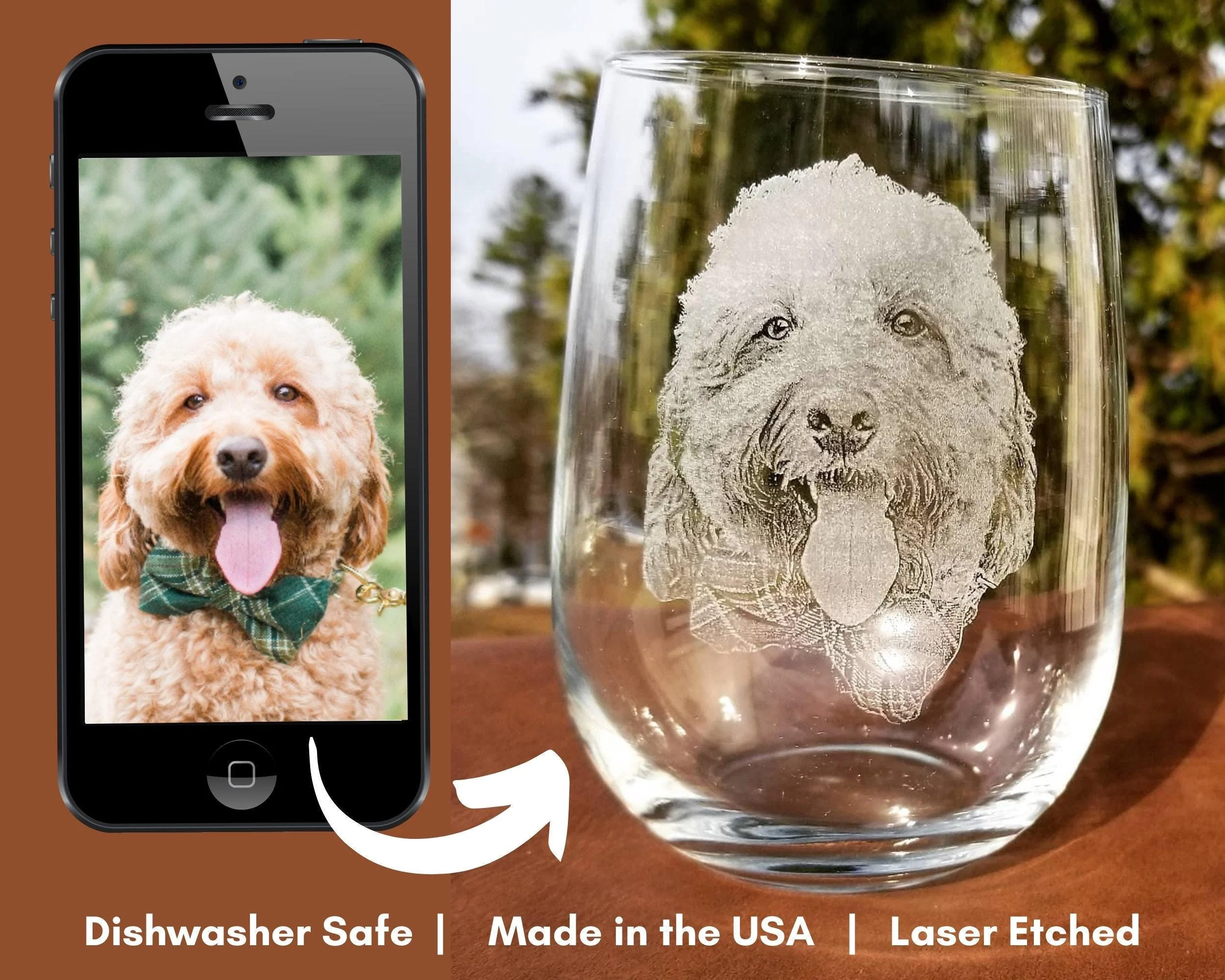 Custom Engraved Glass | Family portrait, Personalized gift - Image 10