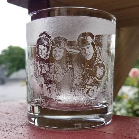 Custom Engraved Glass | Family portrait, Personalized gift - Image 3