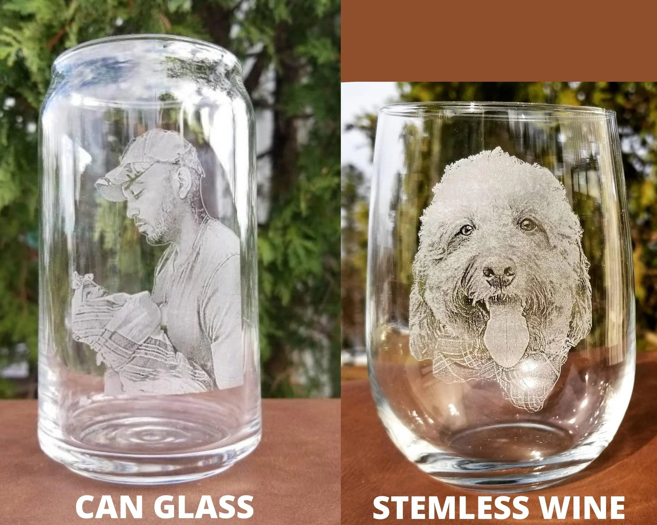 Custom Engraved Glass | Family portrait, Personalized gift - Image 6