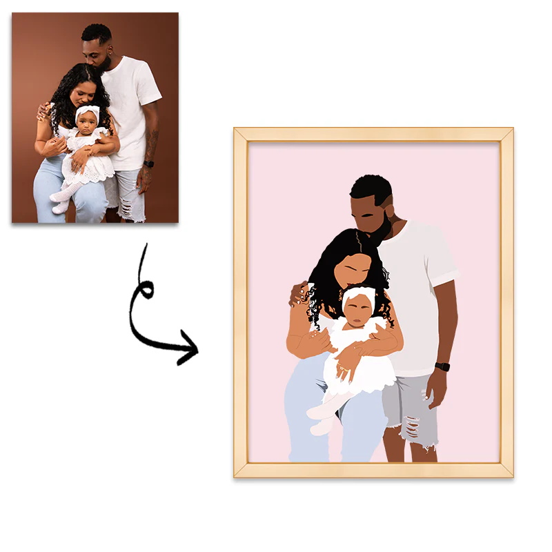 Custom Family Portraits: Capturing Love and Unity - Image 3