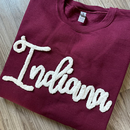 Custom Yarn Embroidered Sweatshirt - Image 4
