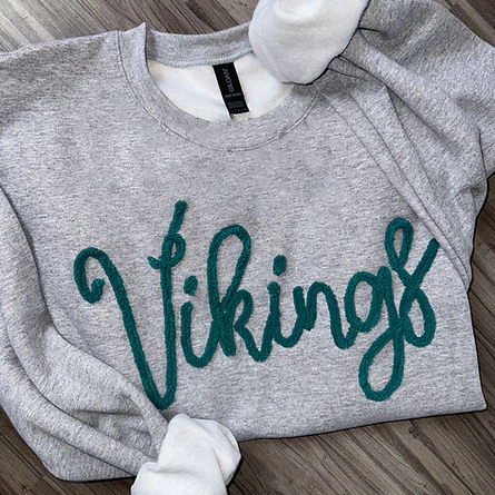 Custom Yarn Embroidered Sweatshirt - Image 6