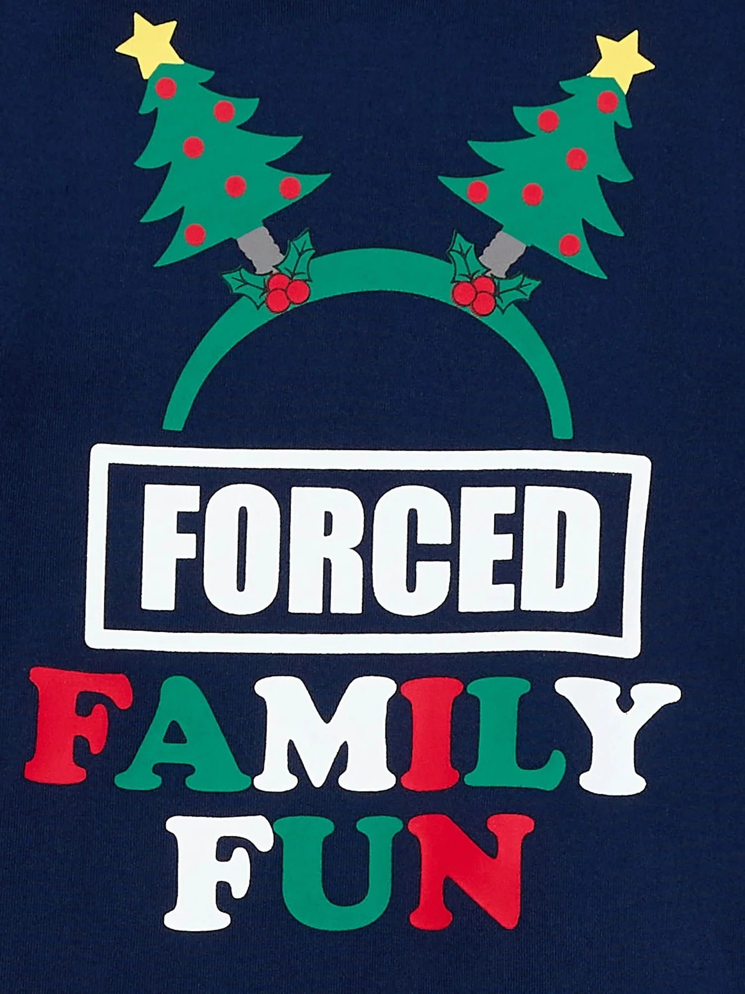 Family Christmas Pajamas with Blue Santa Hat Design - Image 10