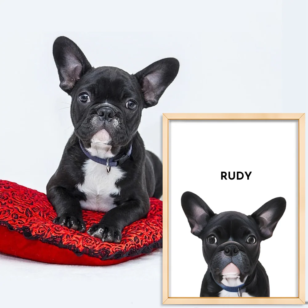 Forever Cherished: Custom One Pet Portrait, a Timeless Tribute to Your Puppy - Image 3