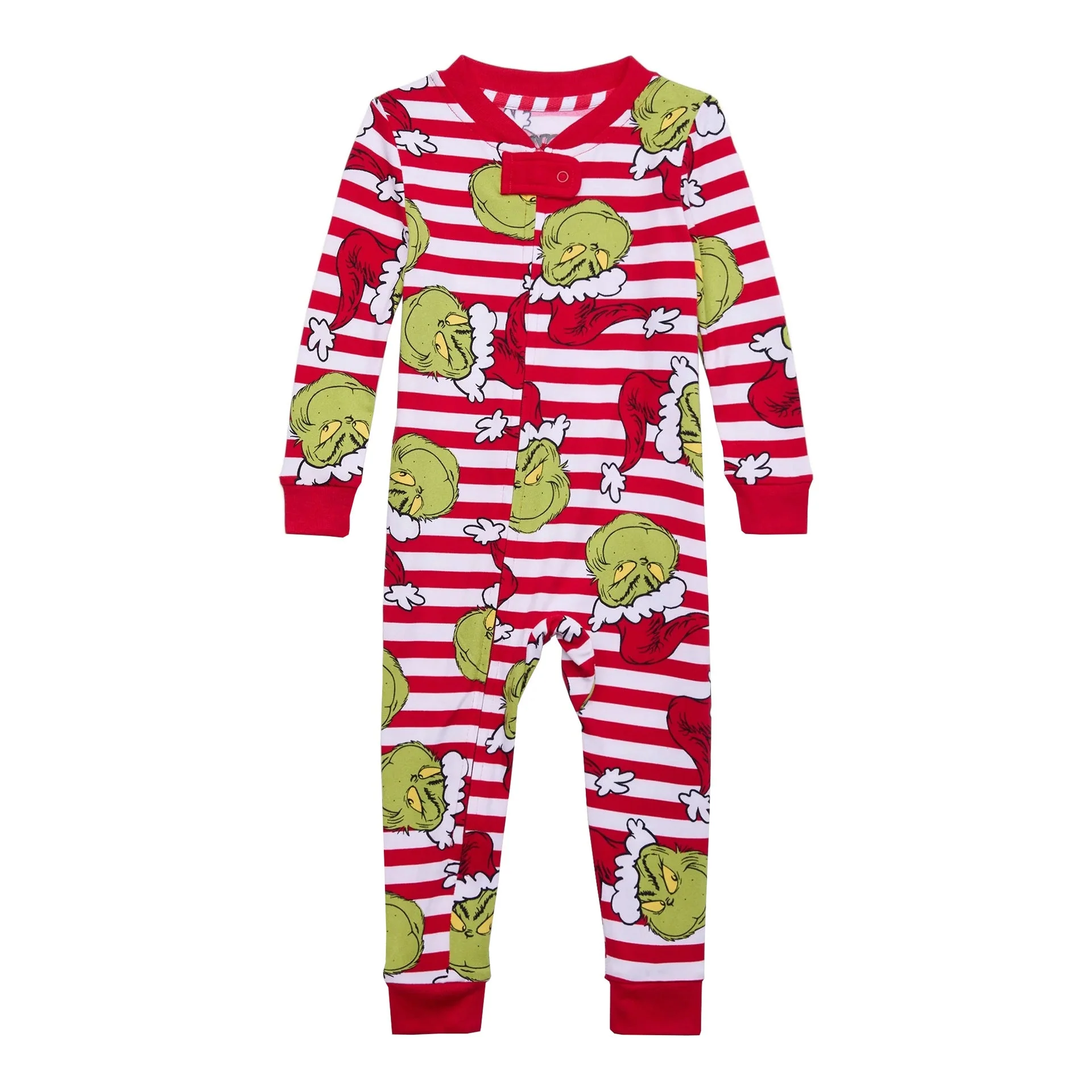 Go Grinch Matching Family Christmas Pajamas-Dog Pajamas Included - Image 4
