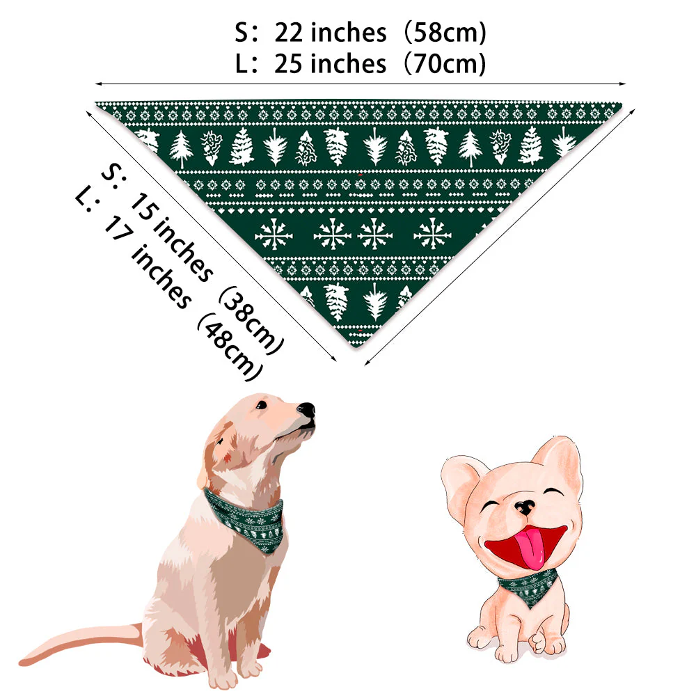 Green Christmas Tree Matching Family Christmas Pajamas-Dog Pajamas Included - Image 5