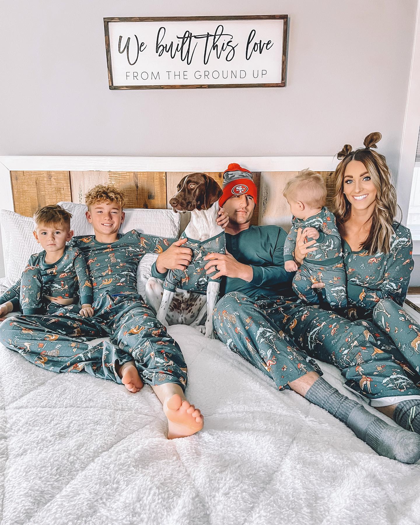 Green Cute Zoo Matching Family Christmas Pajamas | Adults, Kids & Dog Pajamas - Image 10