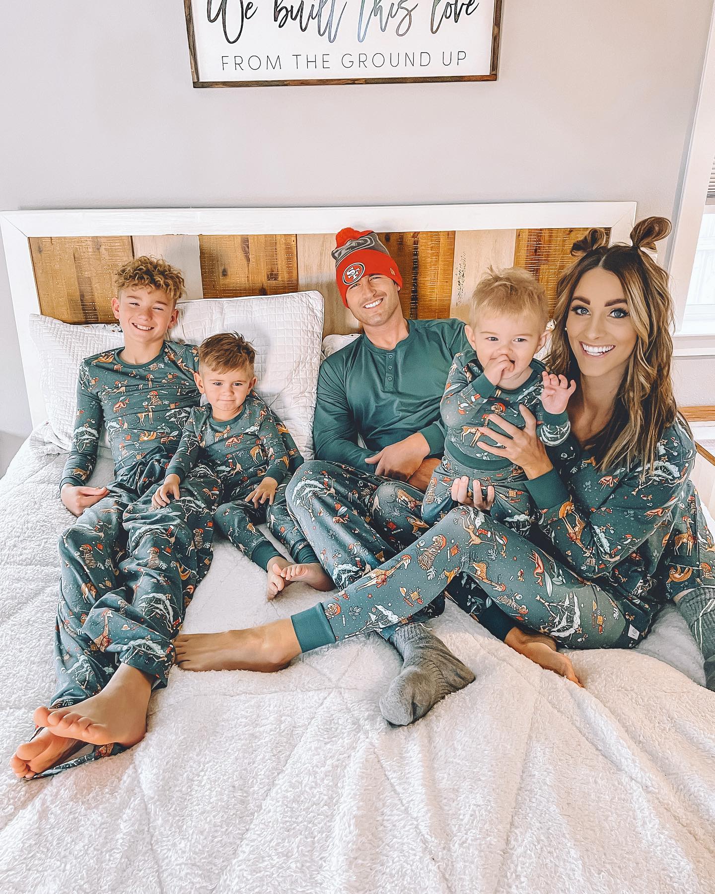 Green Cute Zoo Matching Family Christmas Pajamas | Adults, Kids & Dog Pajamas - Image 9