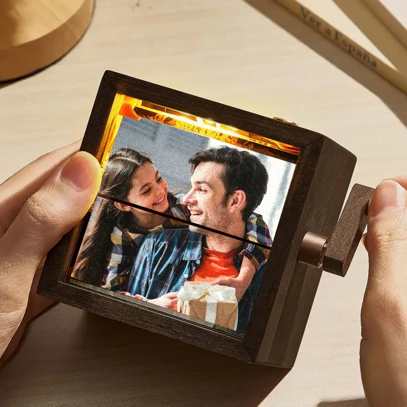 Hand Crank Flipbook Box for Dad – Personalized and Unique Gift - Image 5