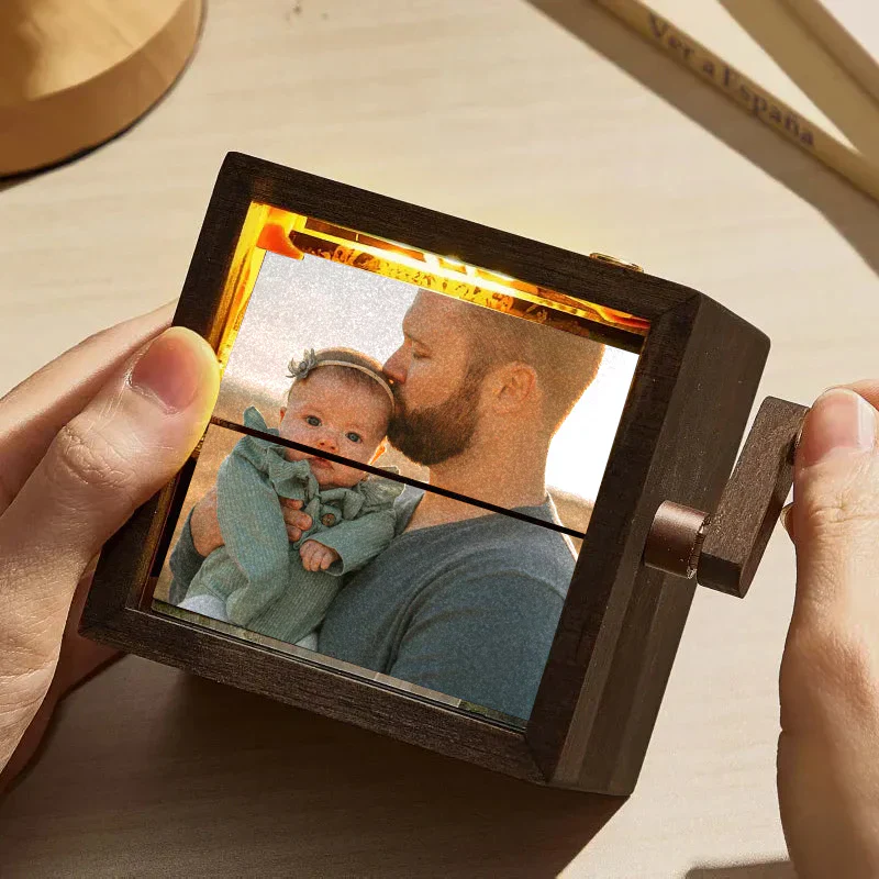 Hand Crank Flipbook Box for Dad – Personalized and Unique Gift - Image 6