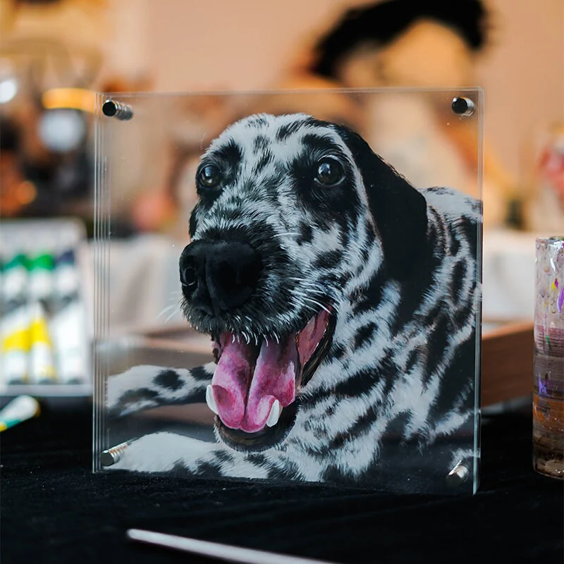 Hand-Painted Muti-Layers 3D Pet Acrylic Painting - Image 3