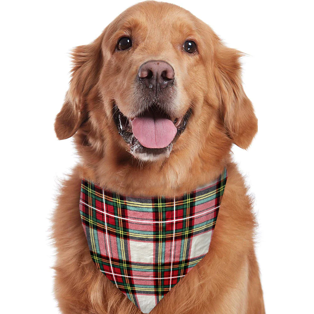 Mixed color plaid Matching Family Christmas Pajamas-Dog Pajamas Included - Image 3