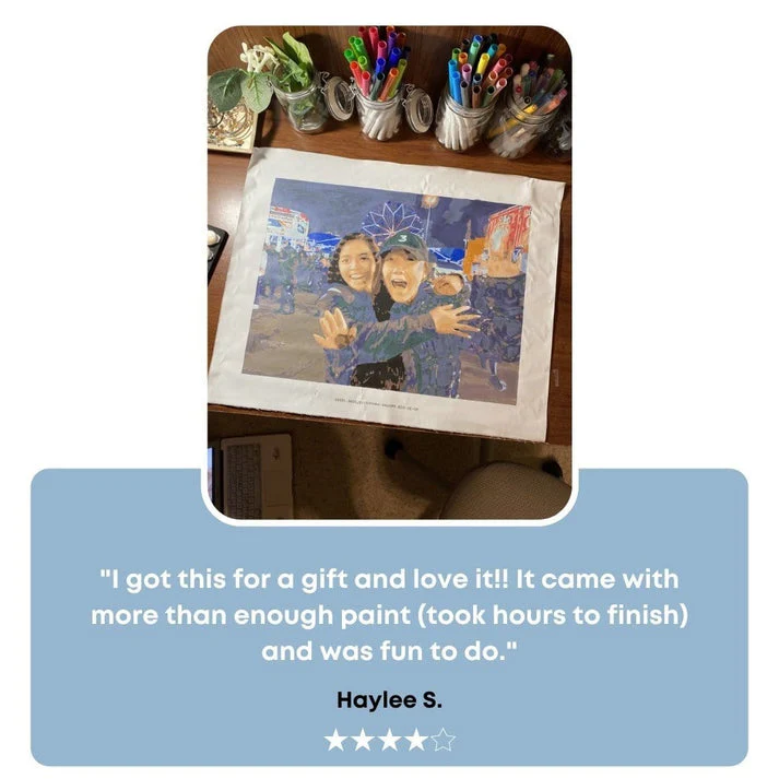 Painted Memory - Custom Painting By Numbers Kit - Image 7