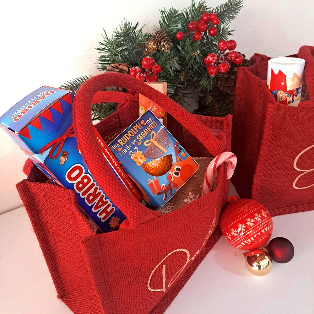 Personalized Embroidered Christmas Gift Bag - Image 6