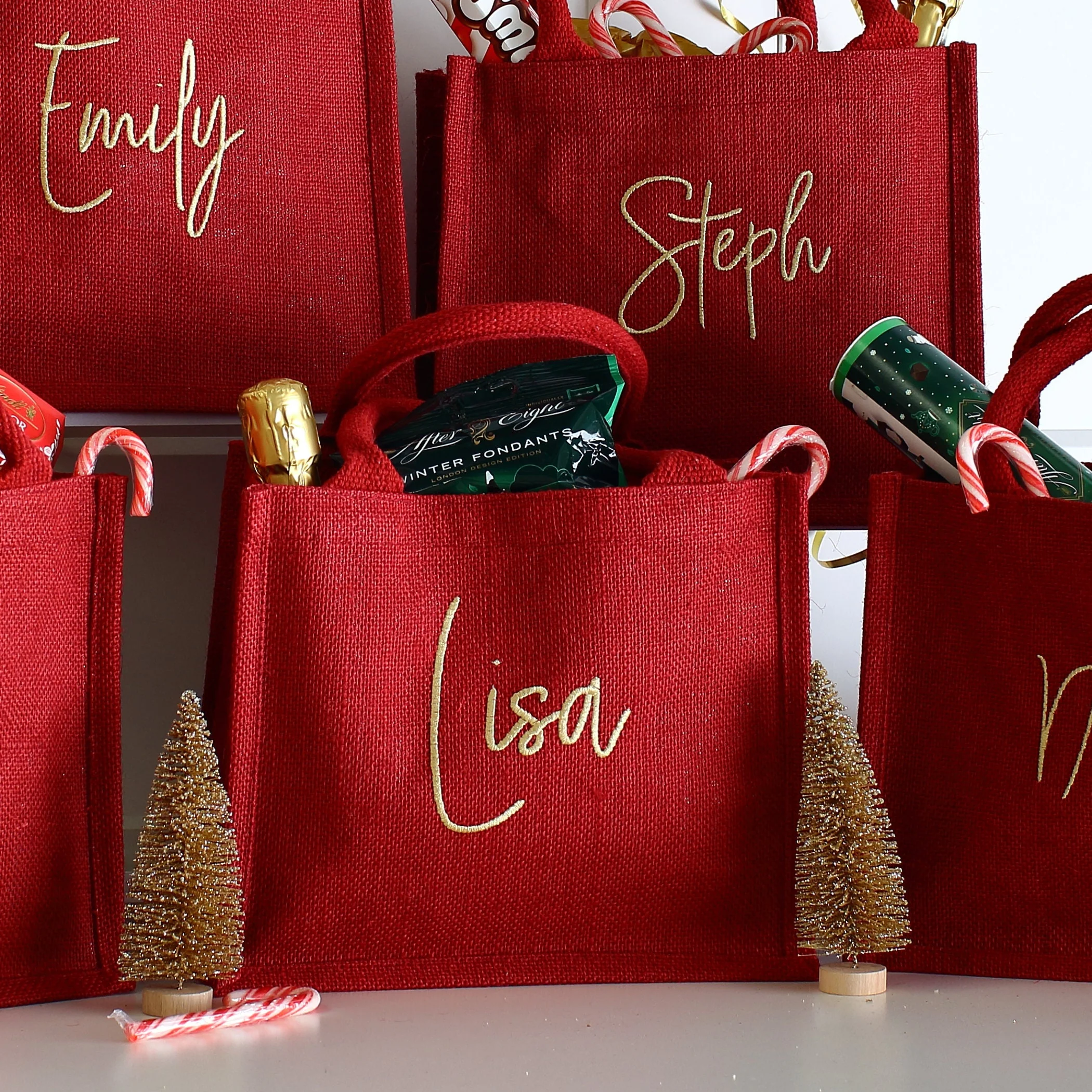 Personalized Embroidered Christmas Gift Bag - Image 7