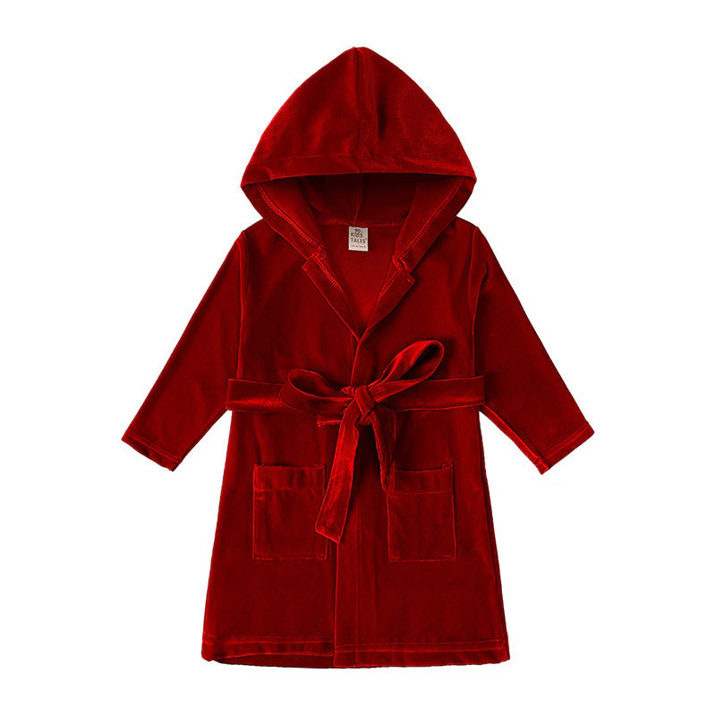 Red Velvet Matching Family Christmas Pajamas - Image 10