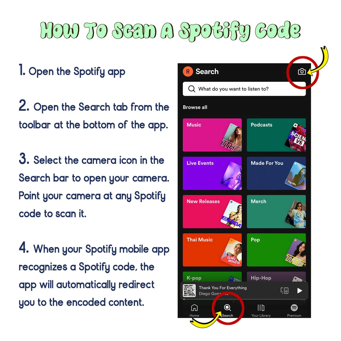 Custom Spotify Code Embroidered Sweatshirt,Hoodie - Image 9