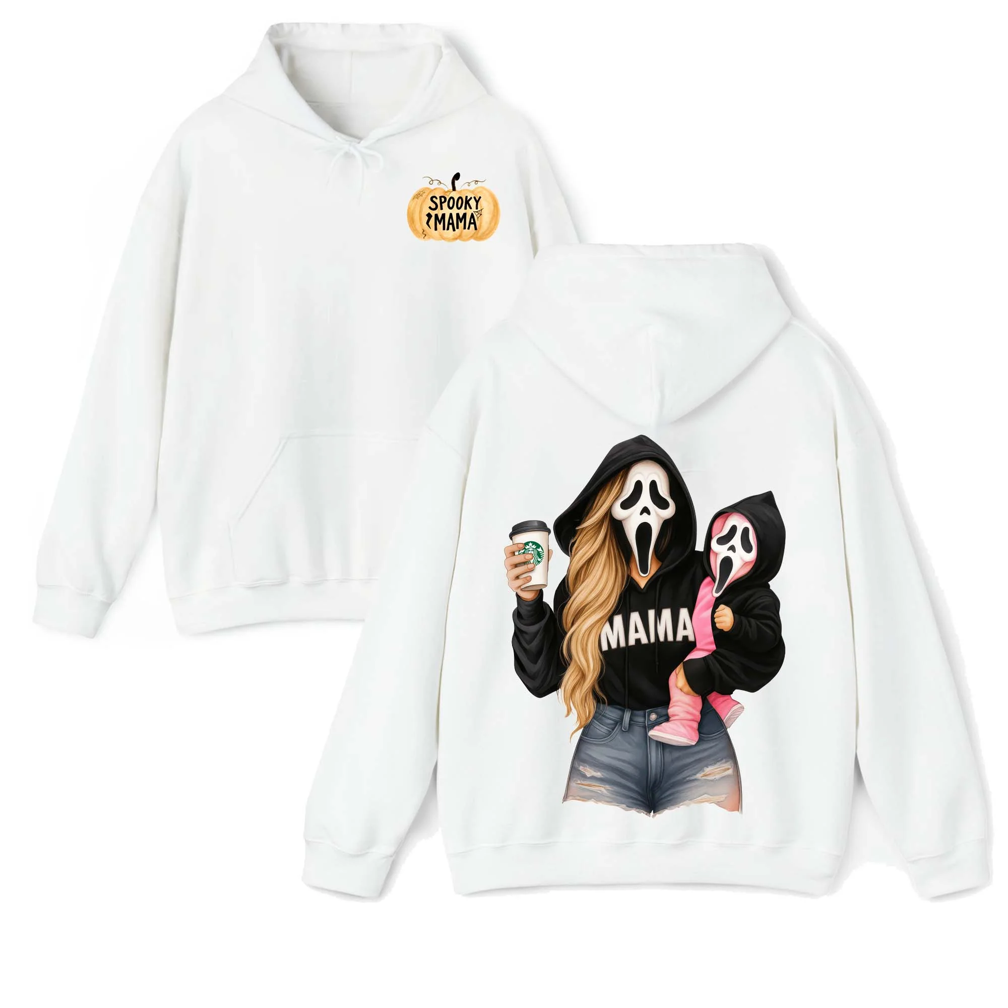 Spooky MaMa Blonde Hair T-shirt,Sweatshirt,Hoodie - Image 5