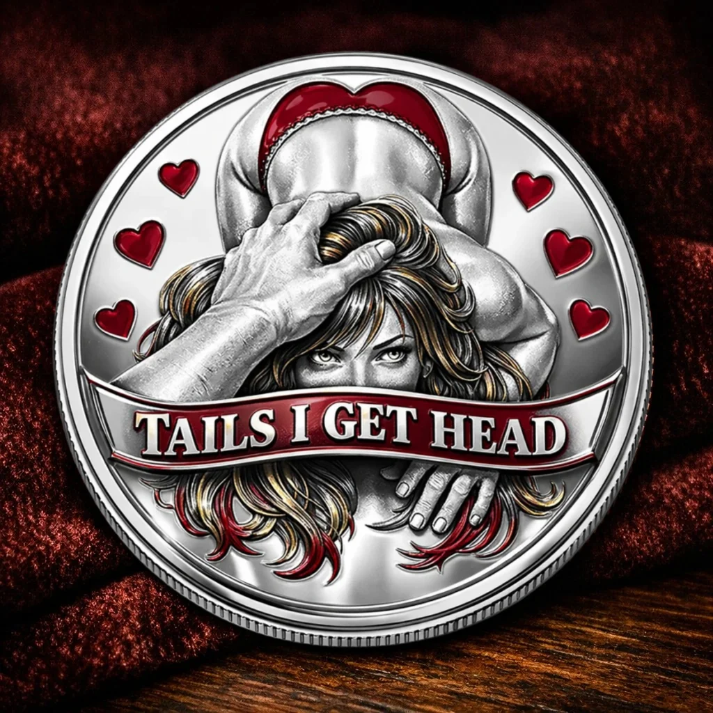 🌹Early Valentine Sale 60% OFF -❤️Heads I Get Tail / Tails I Get Head Commemorative Coin - Image 5