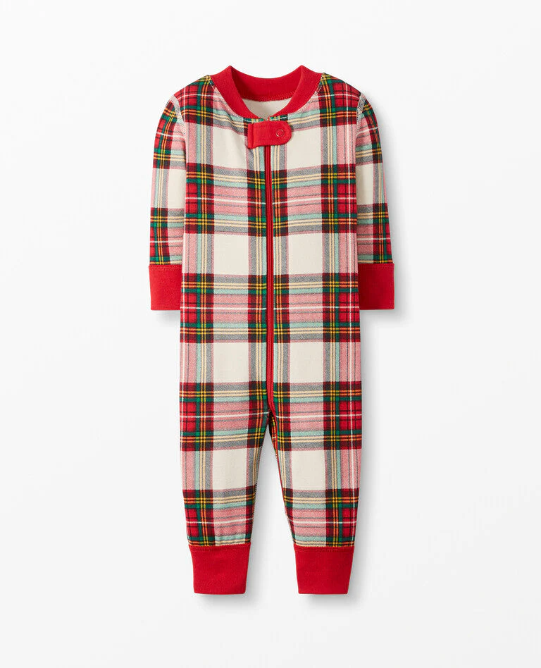Tartan Plaid Matching Family Christmas Pajamas-Dog Pajamas Included - Image 6