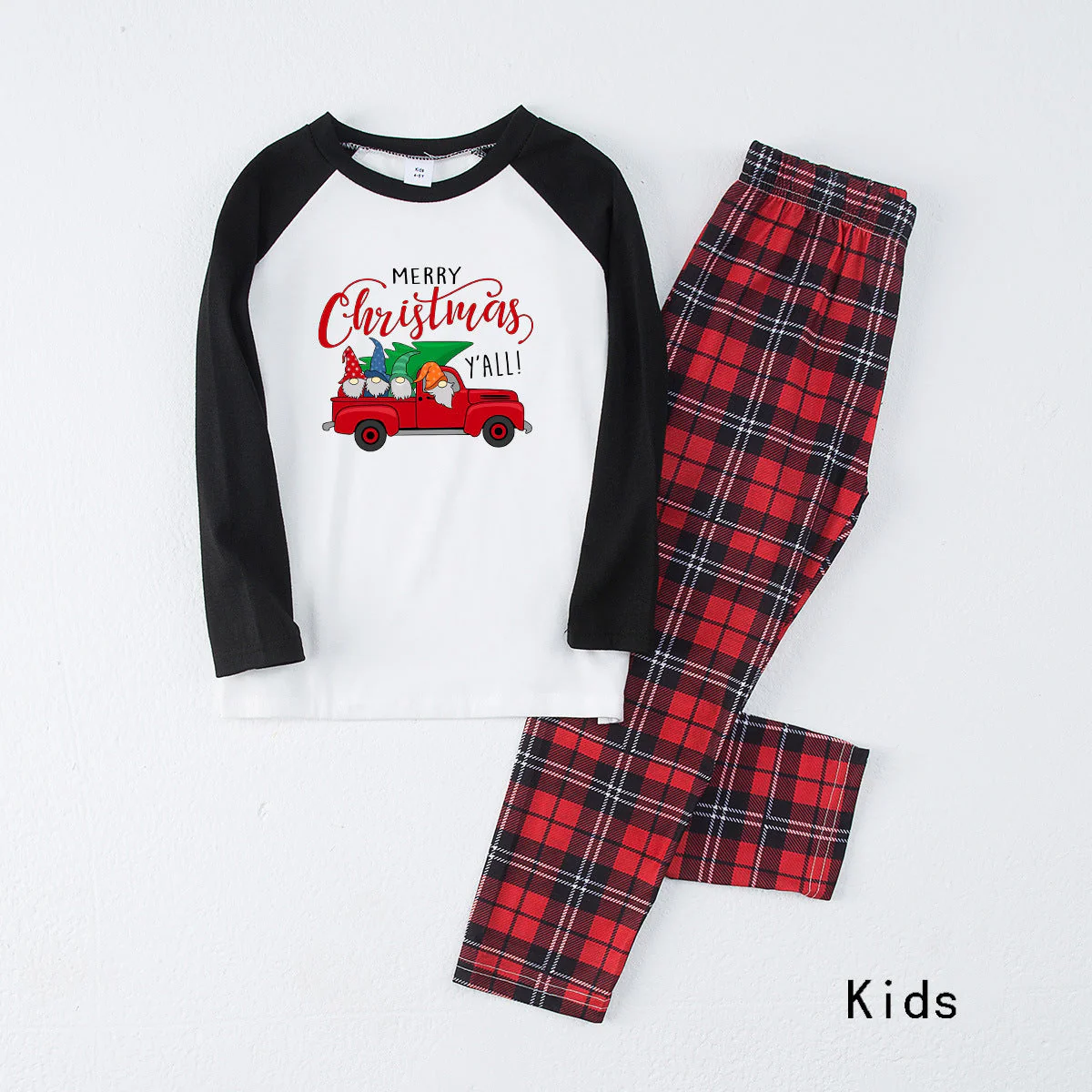Truck Plaid Matching Family Christmas Pajamas | Adults, Kids & Dog Pajamas - Image 4