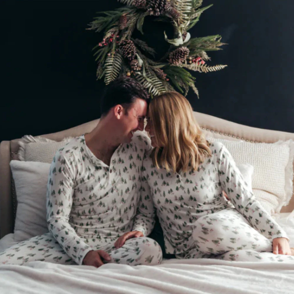 White Little Christmas Tree Matching Family Christmas Pajamas-Dog Pajamas Included - Image 11