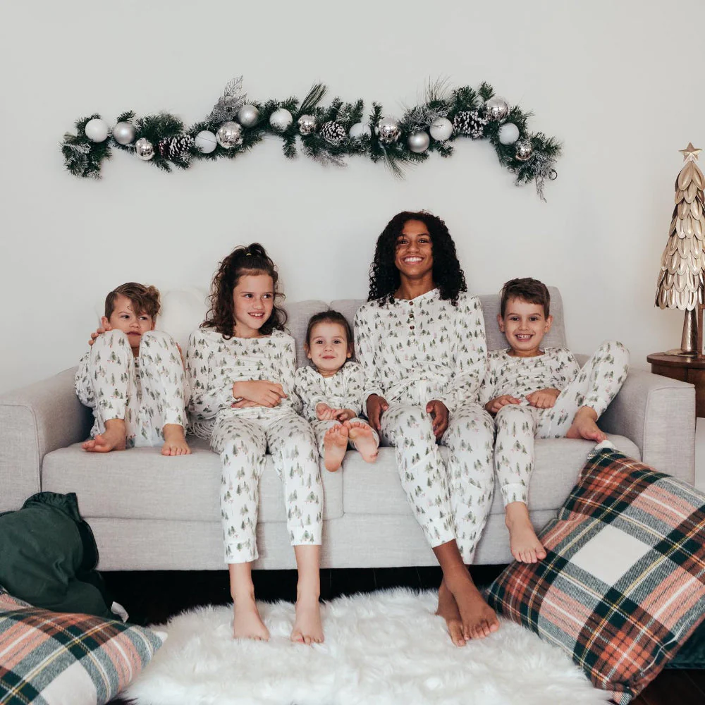 White Little Christmas Tree Matching Family Christmas Pajamas-Dog Pajamas Included - Image 3