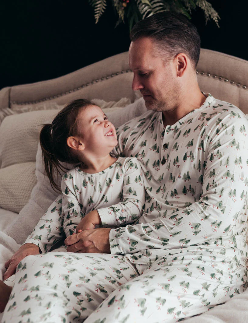 White Little Christmas Tree Matching Family Christmas Pajamas-Dog Pajamas Included - Image 8